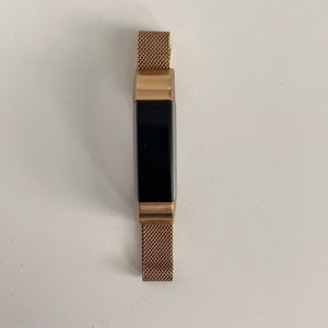 Fitbit Alta with free gold magnetic band